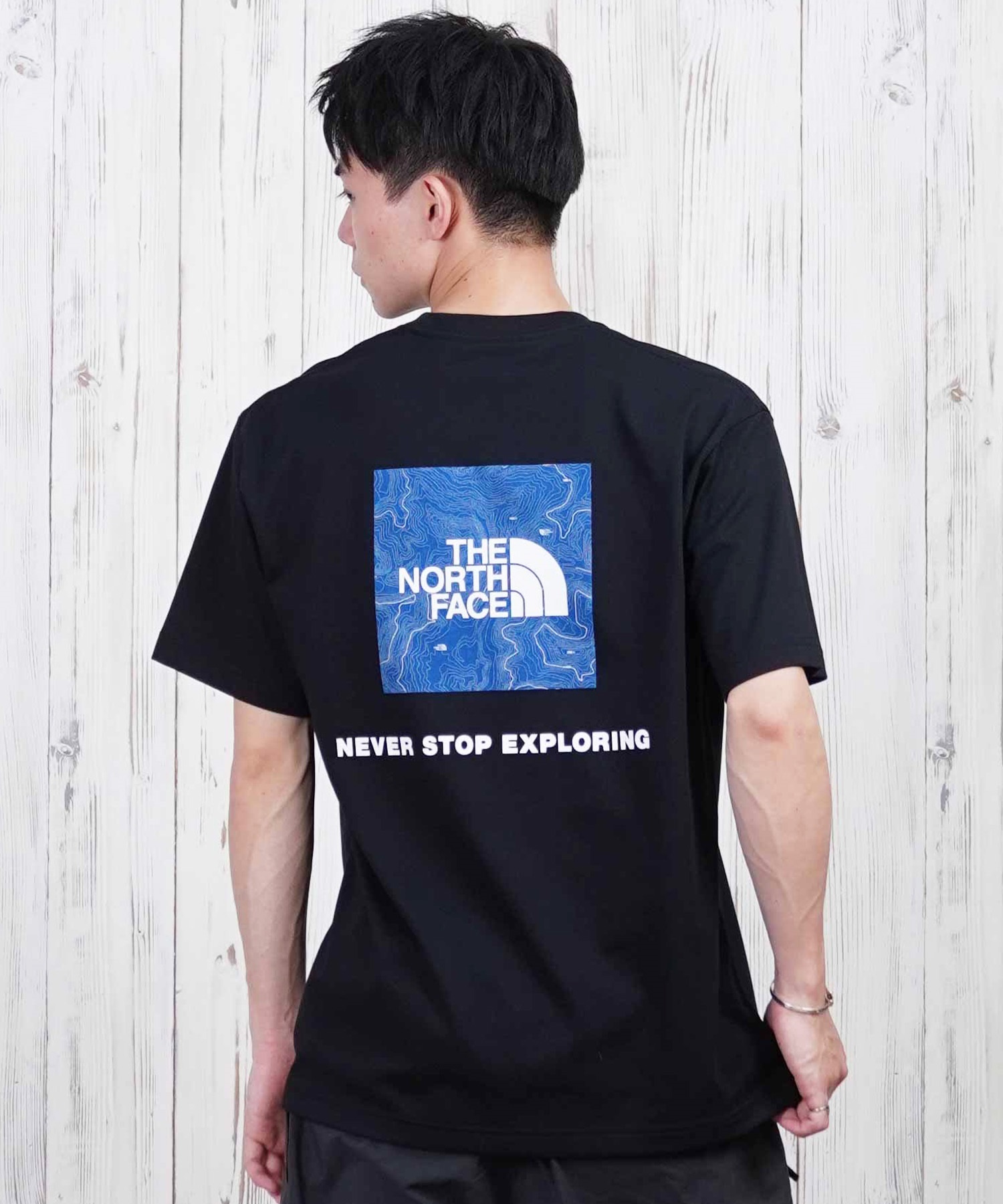 THE NORTH FACE ザ・ノース・フェイス 半袖 Tシャツ メンズ ショートスリーブバックスクエアートラバースロゴティー NT32543(W-S)