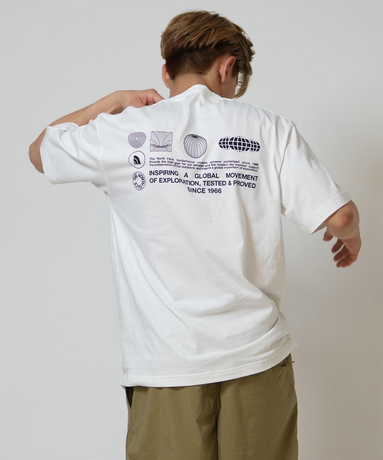 THE NORTH FACE ノースフェイス 半袖 Tシャツ メンズ バックプリント