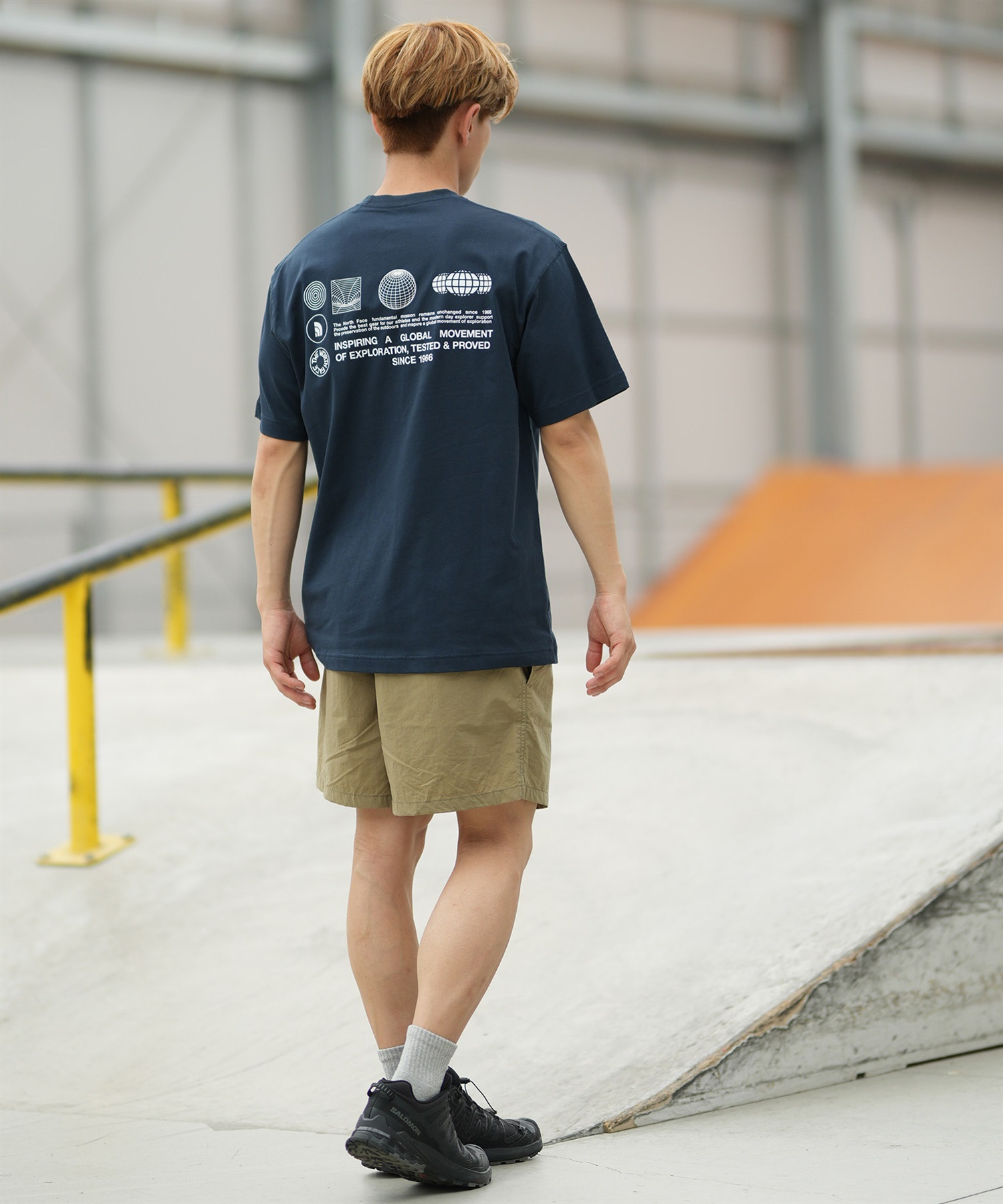 THE NORTH FACE ノースフェイス 半袖 Tシャツ メンズ バックプリント