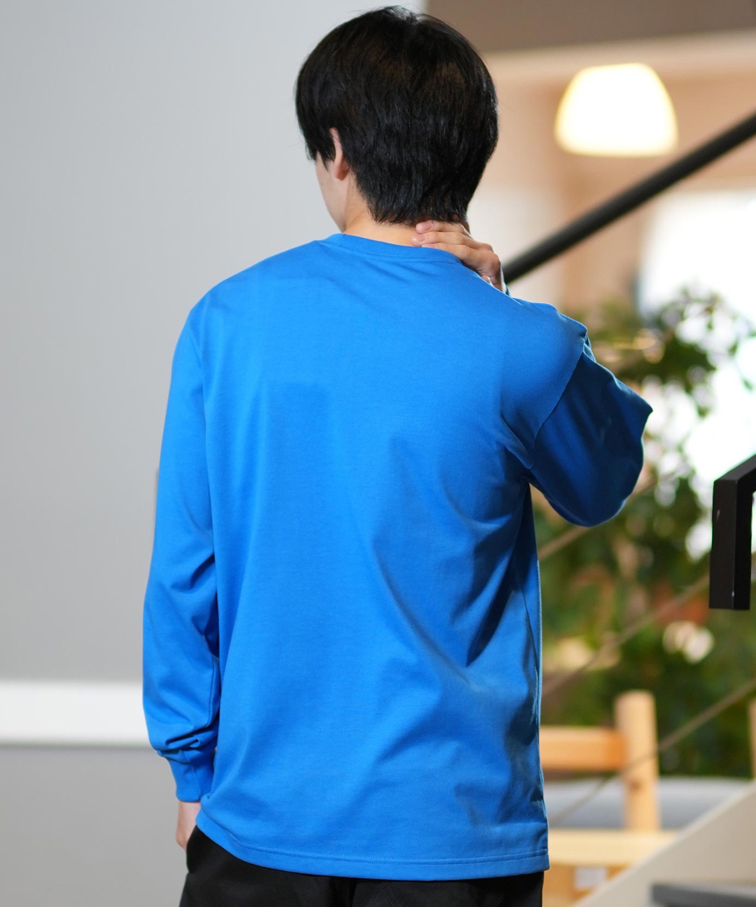 ザノースフェイス ボックスロゴ+シンプルドーム 長袖Tシャツ THE NORTH FACE (ザ ノースフェイス) BOXロゴ クルーネック 長袖