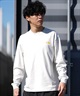 THE NORTH FACE ザ・ノース・フェイス 長袖 Tシャツ ロンT メンズ ロゴ ロングスリーブバックスクエアロゴティー NT32442(KK-S)