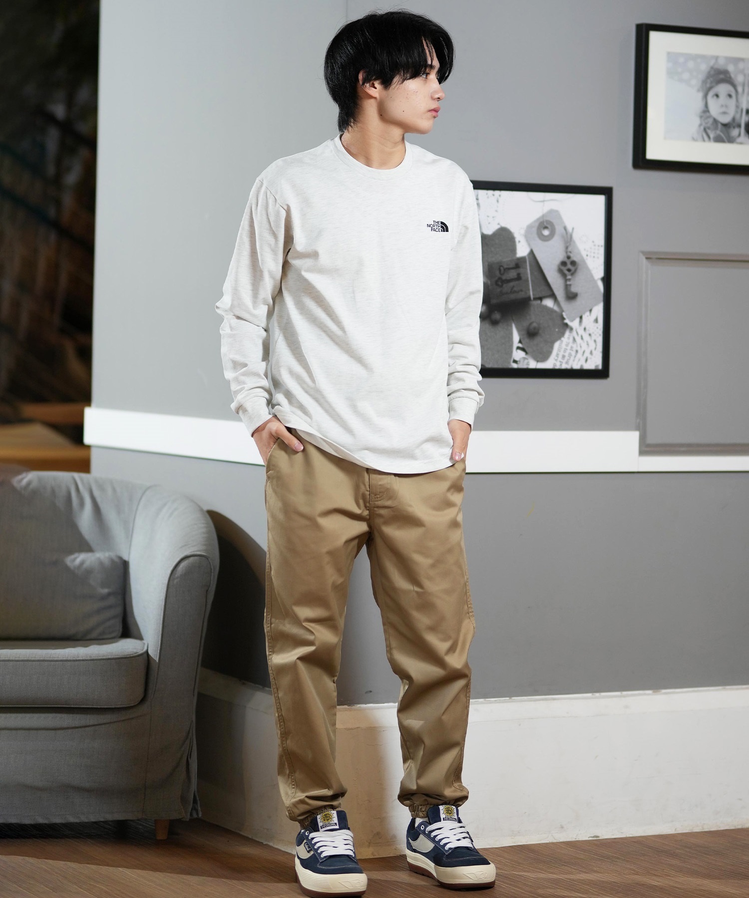 ノースフェイス ロンT 2枚セット THE NORTH FACE ザ・ノース・フェイス 長袖 Tシャツ メンズ ロン