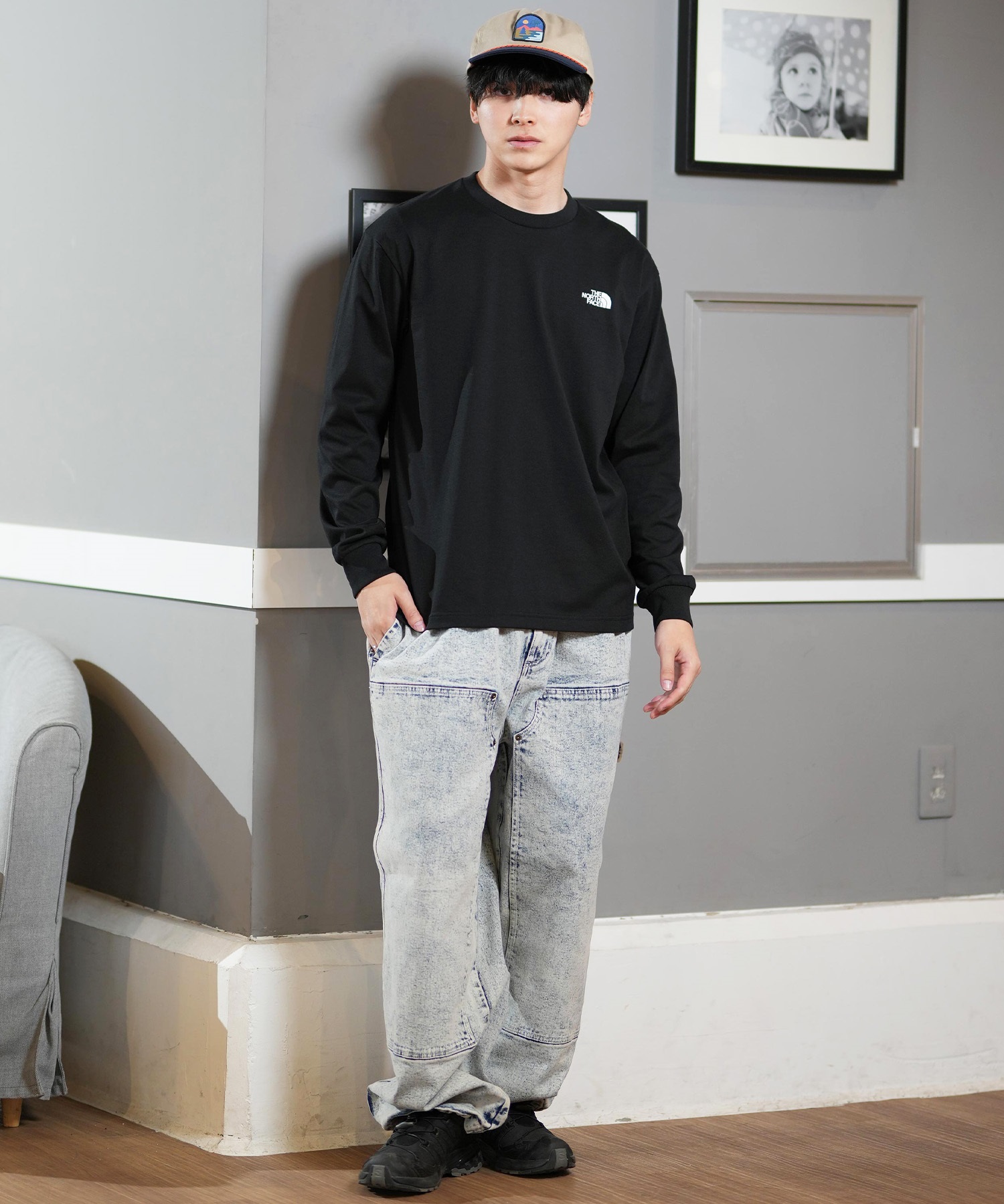 THE NORTH FACE ザ・ノース・フェイス 長袖 Tシャツ メンズ ロン