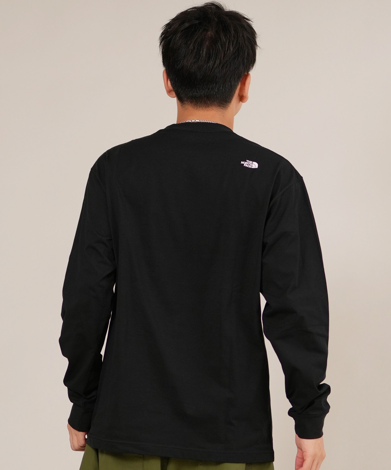 THE NORTH FACE ザ・ノース・フェイス 長袖 Tシャツ ロンT メンズ ワンポイント ロゴ 速乾 LS FD NUPTSE CTN T  NT62531(W-M)