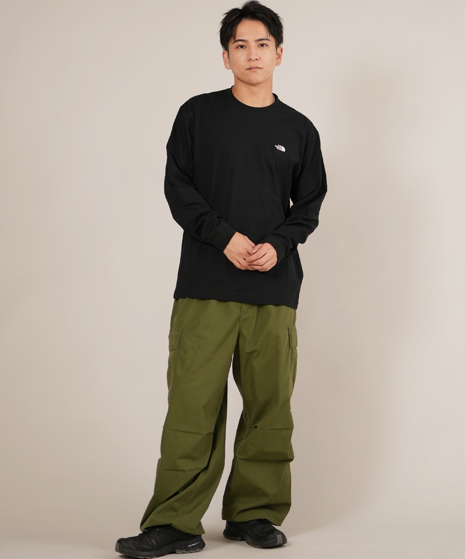 THE NORTH FACE ザ・ノース・フェイス 長袖 Tシャツ ロンT メンズ ワン