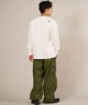 THE NORTH FACE ザ・ノース・フェイス 長袖 Tシャツ ロンT メンズ ワンポイント ロゴ 速乾 LS FD NUPTSE CTN T  NT62531(W-M)