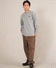 THE NORTH FACE ザ・ノース・フェイス 長袖 Tシャツ ロンT メンズ ワンポイント ロゴ 速乾 LS FD NUPTSE CTN T  NT62531(W-M)