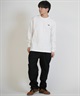 THE NORTH FACE ザ・ノース・フェイス 長袖 Tシャツ ロンT メンズ ワンポイント ロゴ 速乾 LS FD NUPTSE CTN T  NT62531(W-M)