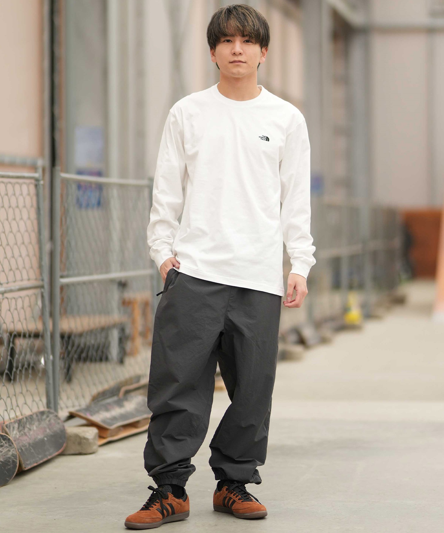 THE NORTH FACE ザ・ノース・フェイス 長袖 Tシャツ ロンT メンズ ワン