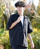 THE NORTH FACE ザ・ノース・フェイス 半袖 シャツ メンズ 撥水 ショートスリーブトリップフィールドシャツ NR22551(K-M)