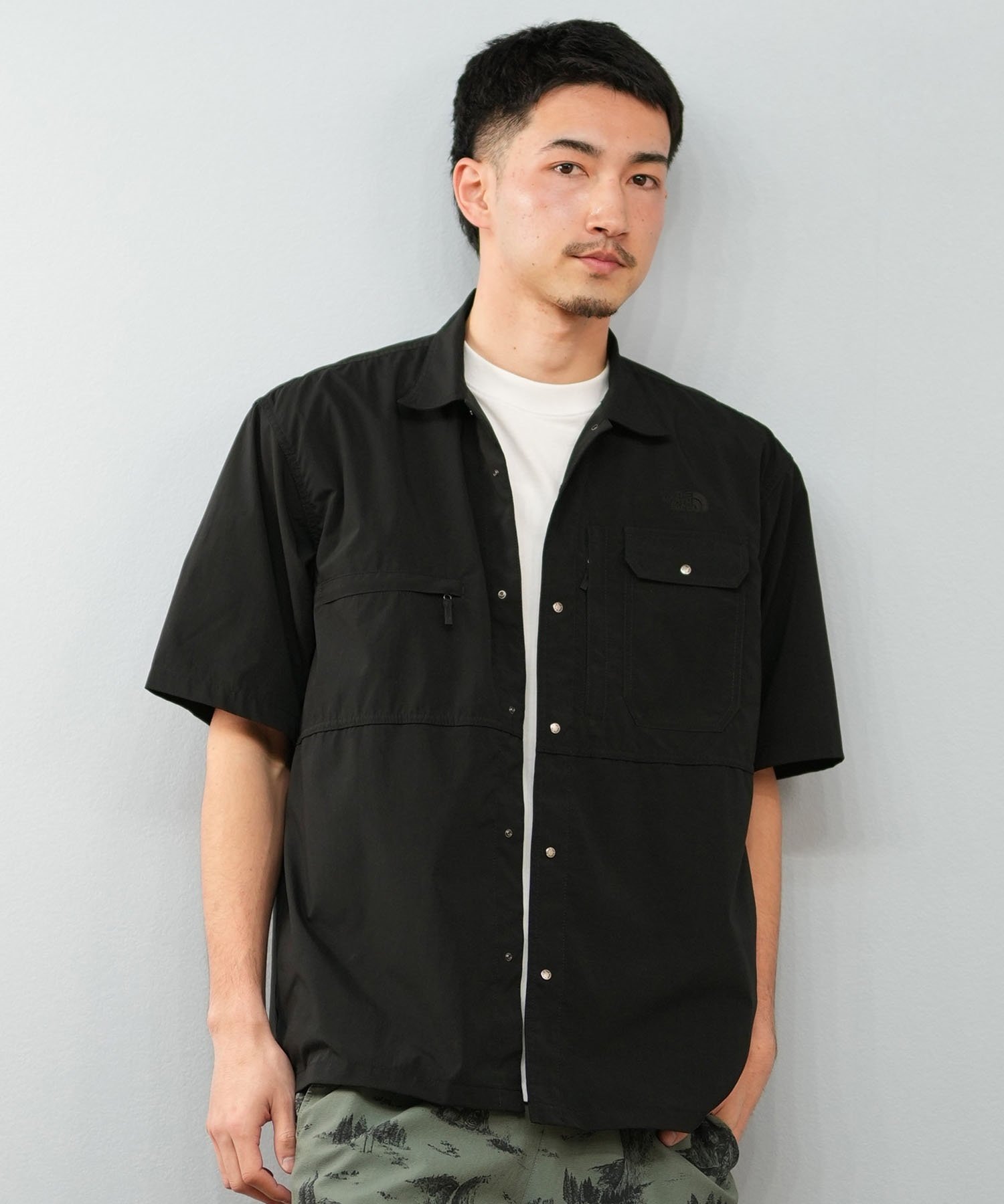 THE NORTH FACE ザ・ノース・フェイス 半袖 シャツ メンズ 撥水