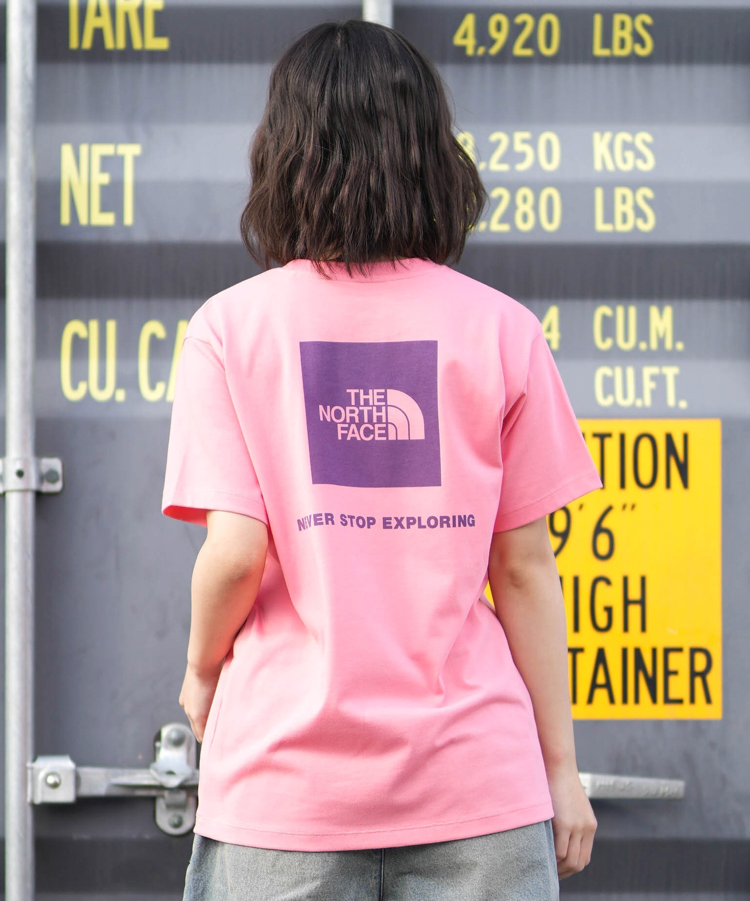 THE NORTH FACE ザ・ノース・フェイス 半袖 Tシャツ レディース バックプリント ショートスリーブバックスクエアロゴティー NTW32447(W2-S)