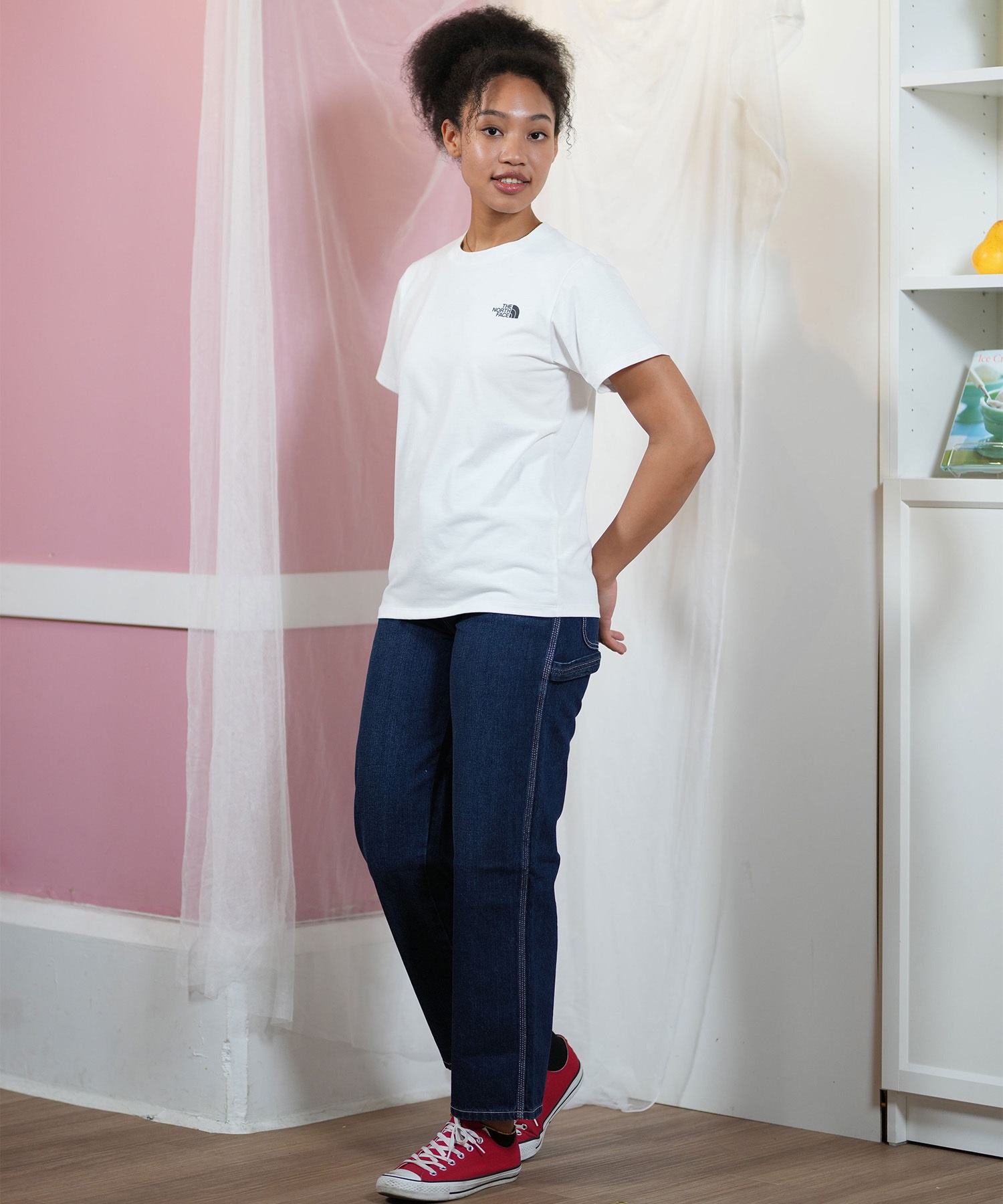 tシャツ THE NORTH FACE/ザ・ノース・フェイス Tシャツ/カットソー/半袖ティシャツ バックプリント NTW32583 レディース THE NORTH FACE ザ・ノース・フェイス 半袖 Tシャツ レディース