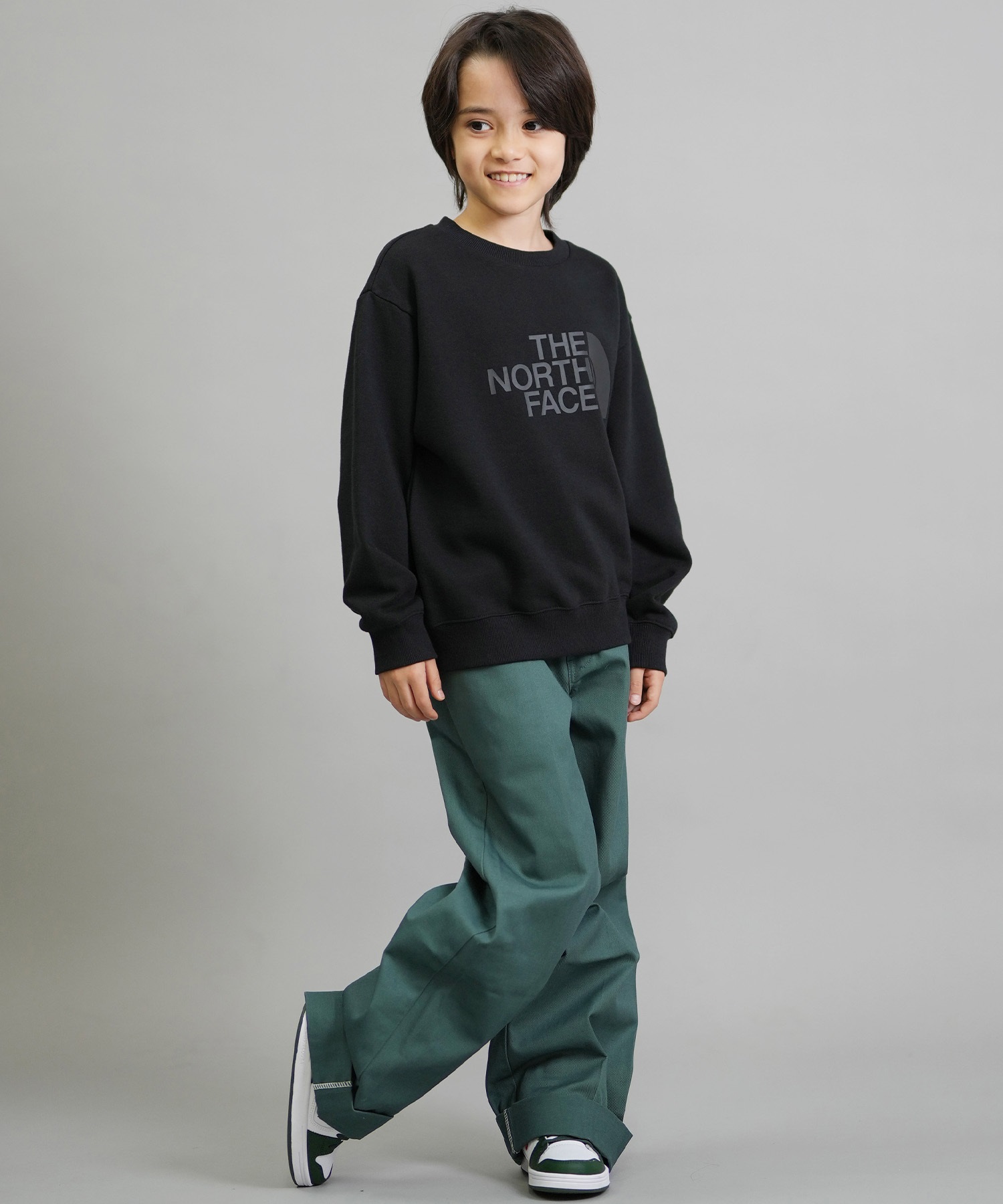 【新品】ノースフェイス 130cm スウエット キッズ トレーナー ロゴ トープ THE NORTH FACE（ザ ノースフェイス） トレーナー ザ ノース フェイス