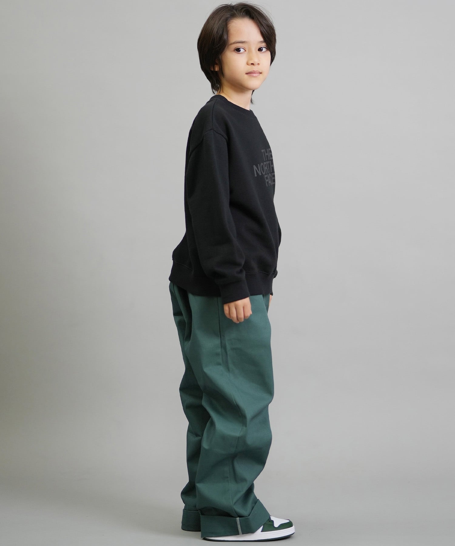 【新品】ノースフェイス 130cm スウエット キッズ トレーナー ロゴ トープ THE NORTH FACE（ザ ノースフェイス） トレーナー ザ ノース フェイス