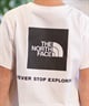 THE NORTH FACE ザ・ノース・フェイス Tシャツ キッズ 半袖 ショートスリーブバックスクエアロゴティー NTJ32538(W-130cm)