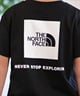 THE NORTH FACE ザ・ノース・フェイス Tシャツ キッズ 半袖 ショートスリーブバックスクエアロゴティー NTJ32538(W-130cm)