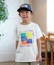 THE NORTH FACE ザ・ノース・フェイス Tシャツ キッズ 半袖 吸汗速乾 UVカット ショートスリーブゲットモテッドグラフィックティー NTJ32575(WD-130cm)