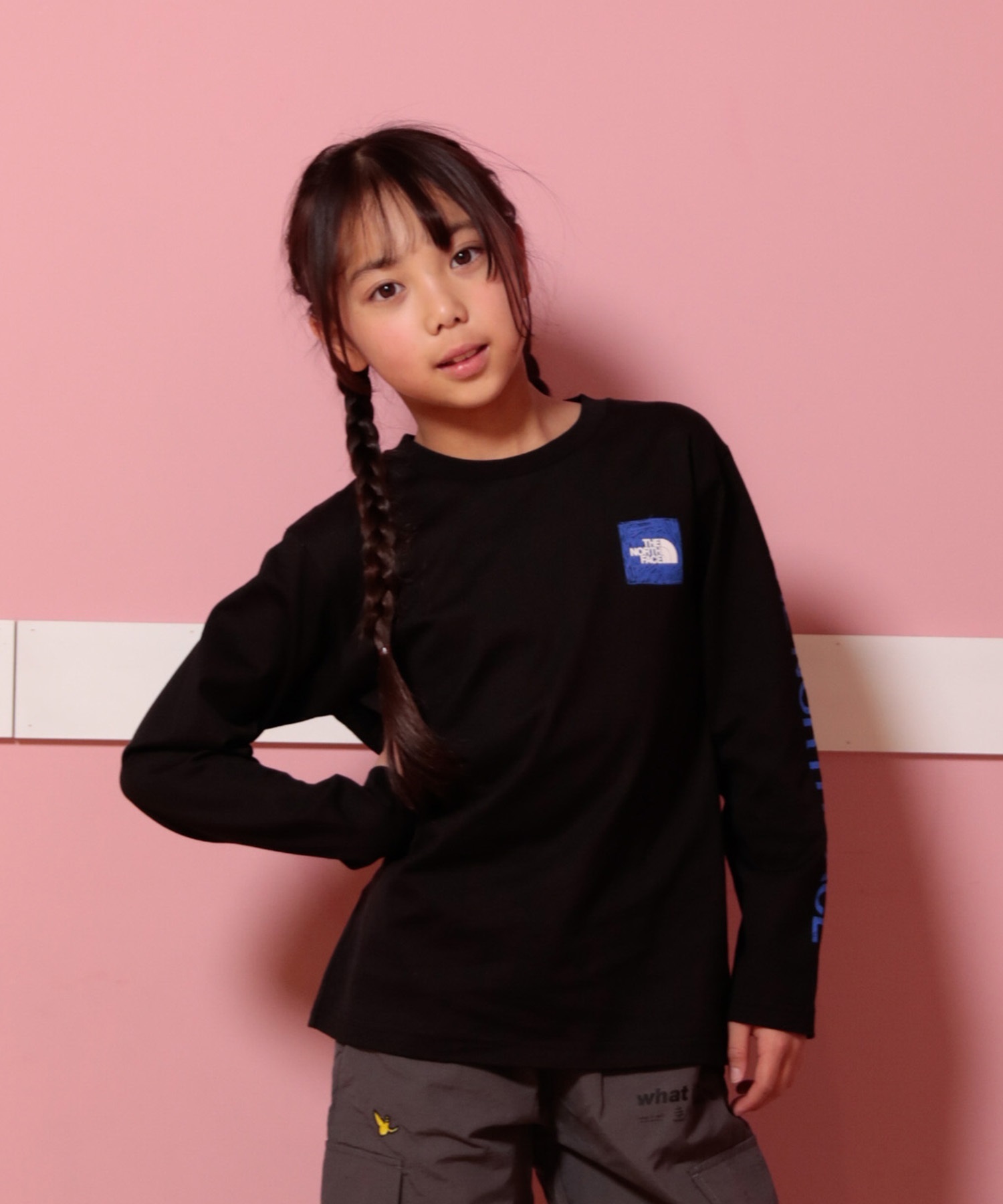 THE NORTH FACE ザ・ノース・フェイス Tシャツ キッズ 長袖 ロン
