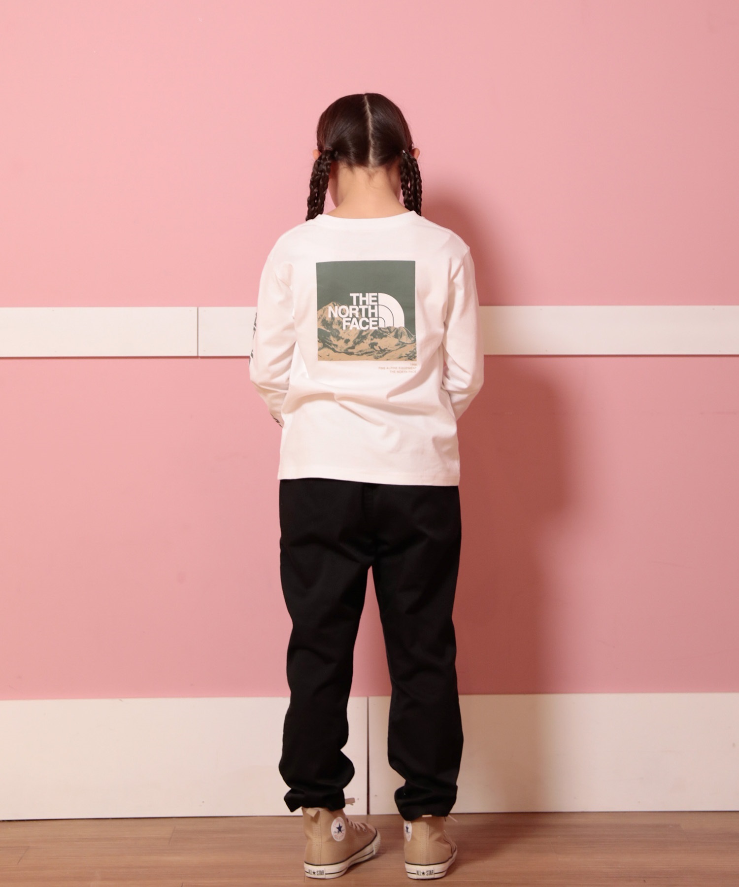 THE NORTH FACE ザ・ノース・フェイス Tシャツ キッズ 長袖 ロンT