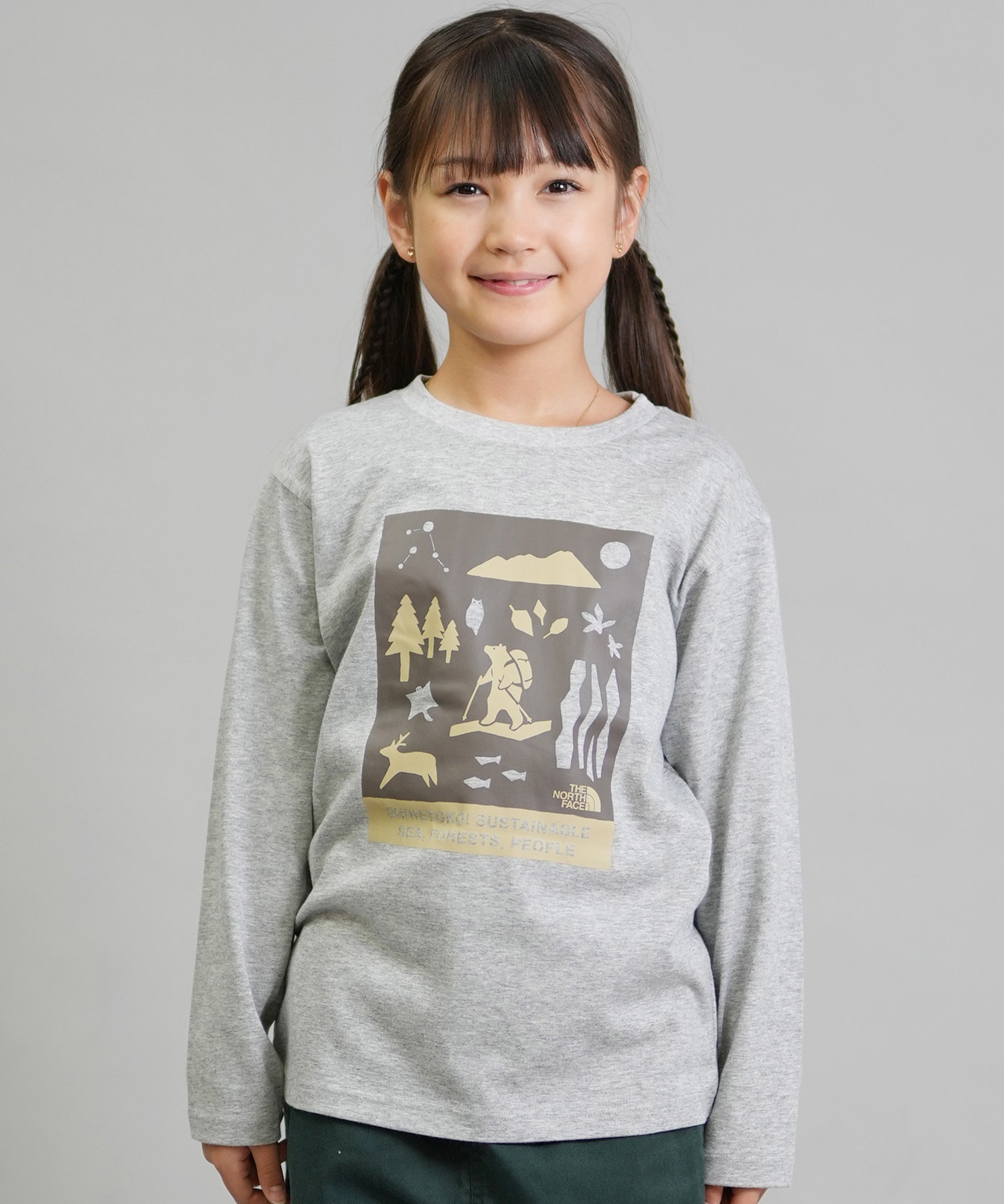 THE NORTH FACE ザ・ノース・フェイス 長袖 Tシャツ ロンT キッズ