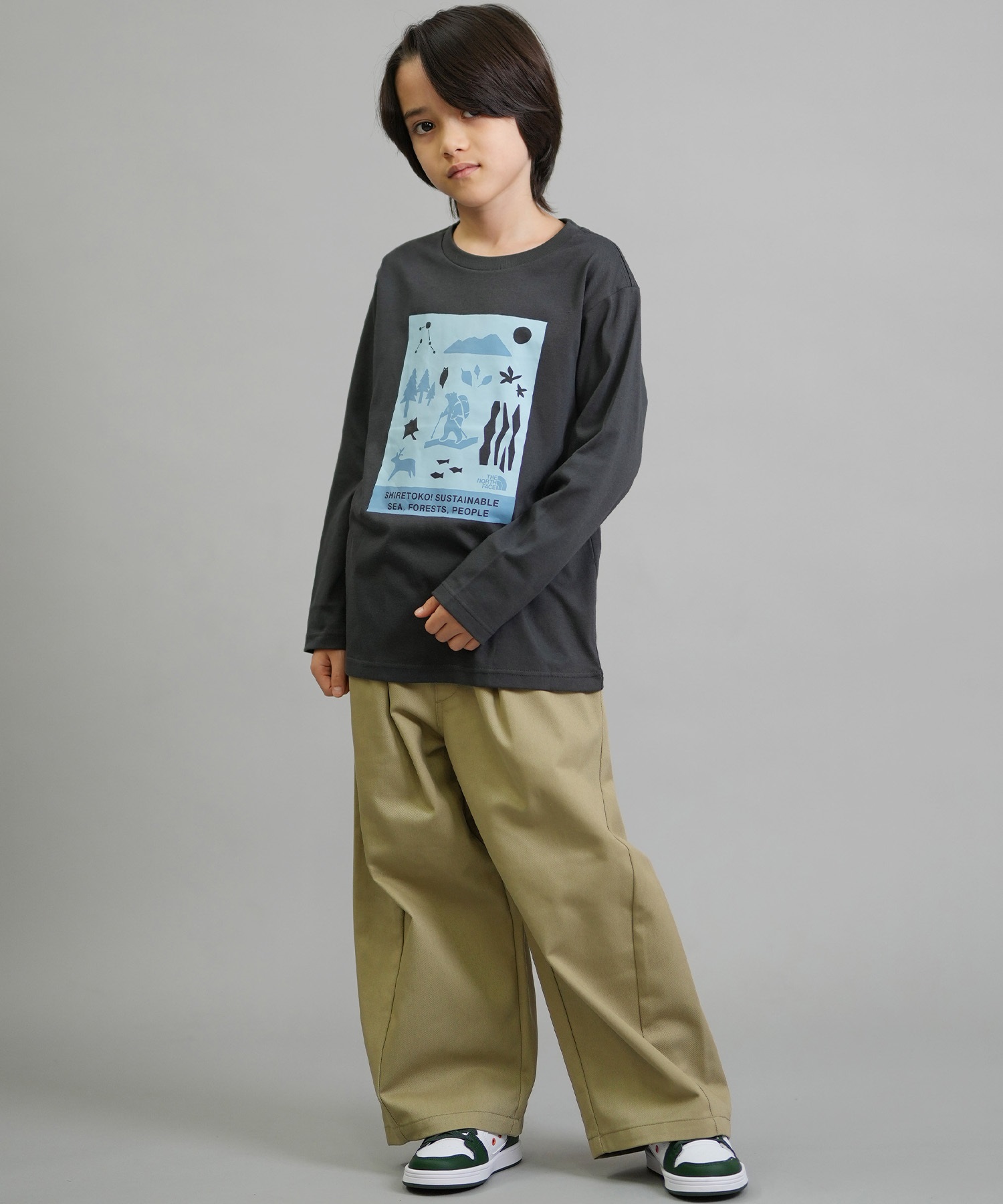 THE NORTH FACE ザ・ノース・フェイス 長袖 Tシャツ ロンT キッズ