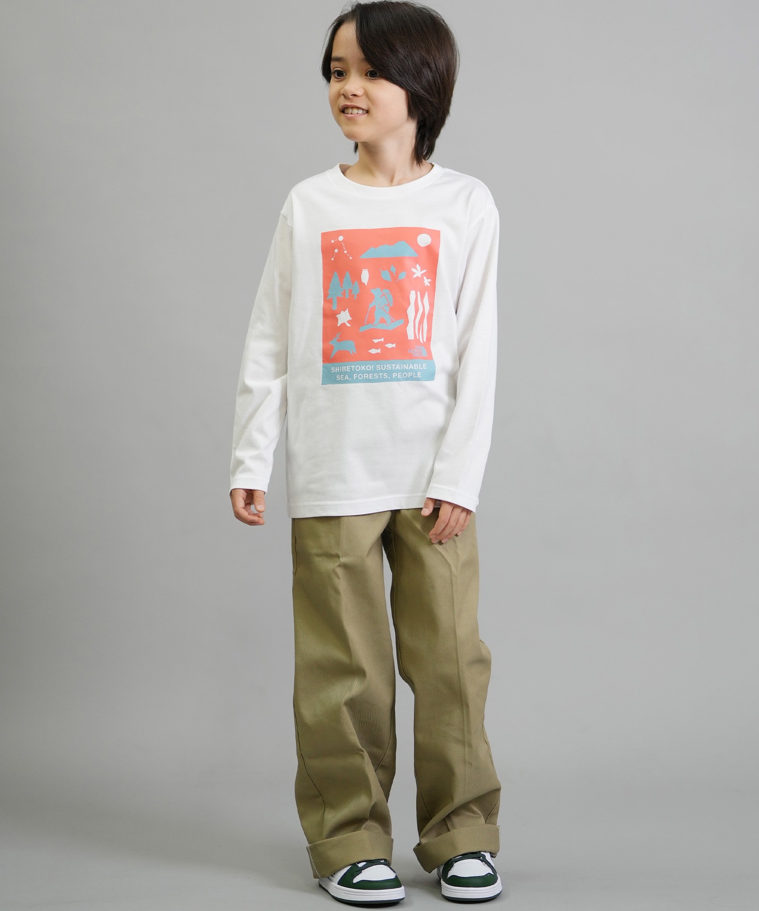 THE NORTH FACE ザ・ノース・フェイス 長袖 Tシャツ ロンT キッズ