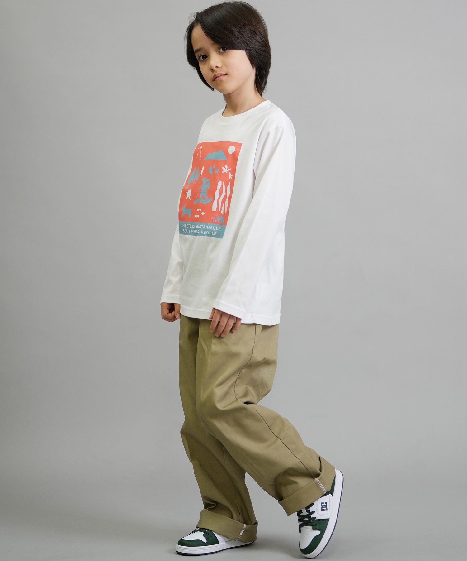 THE NORTH FACE ザ・ノース・フェイス 長袖 Tシャツ ロンT キッズ