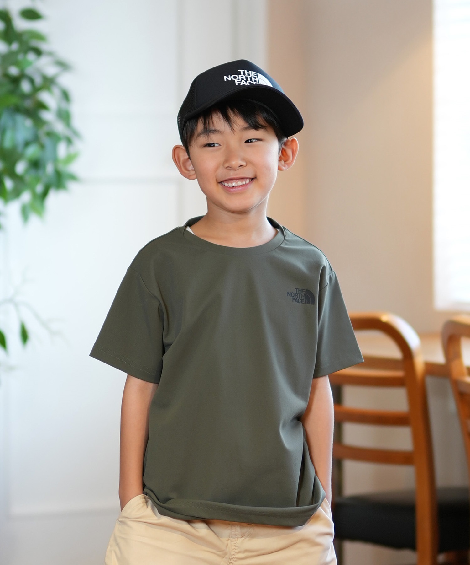 THE NORTH FACE ザ・ノース・フェイス 水着 ラッシュガード 半袖 Tシャツ キッズ ジュニア 子供 水陸両用 UVカット NTJ12563(WD-130cm)