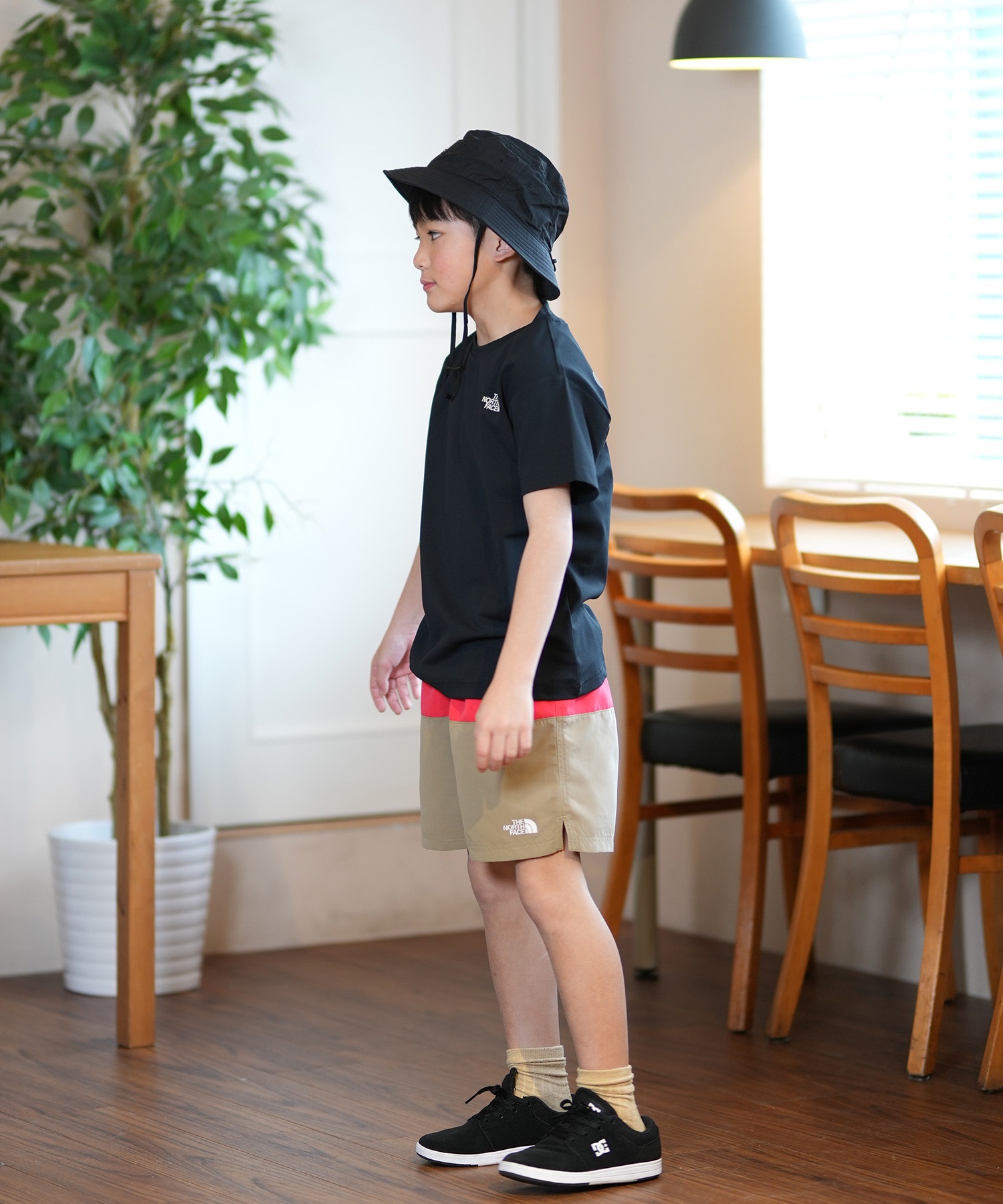 THE NORTH FACE ザ・ノース・フェイス 水着 ラッシュガード 半袖 Tシャツ キッズ ジュニア 子供 水陸両用 UVカット NTJ12563(WD-130cm)