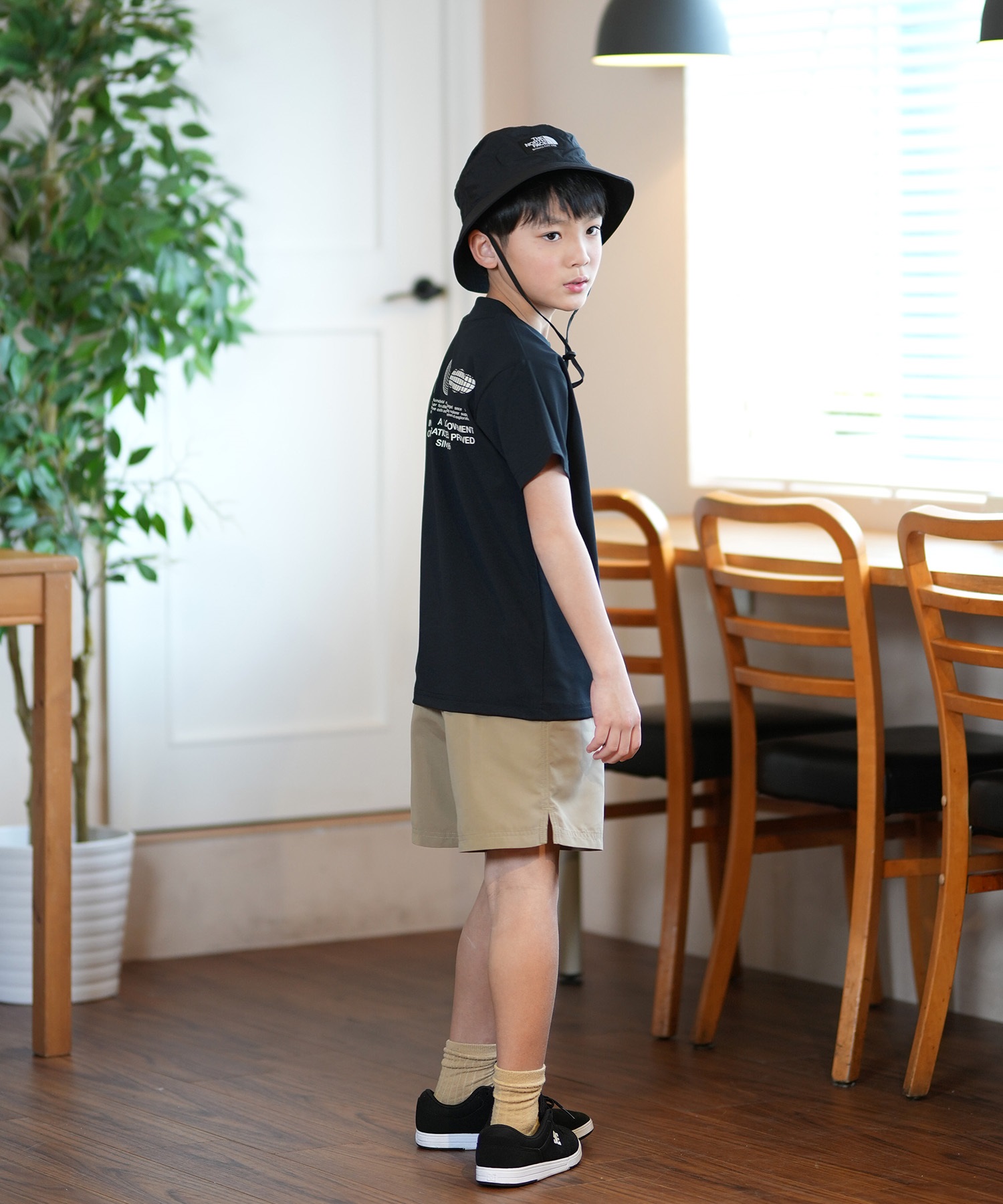 THE NORTH FACE ザ・ノース・フェイス 水着 ラッシュガード 半袖 Tシャツ キッズ ジュニア 子供 水陸両用 UVカット NTJ12563(WD-130cm)