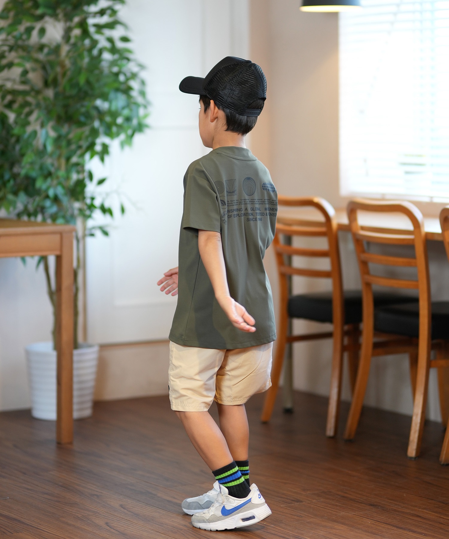 THE NORTH FACE ザ・ノース・フェイス 水着 ラッシュガード 半袖 Tシャツ キッズ ジュニア 子供 水陸両用 UVカット NTJ12563(WD-130cm)