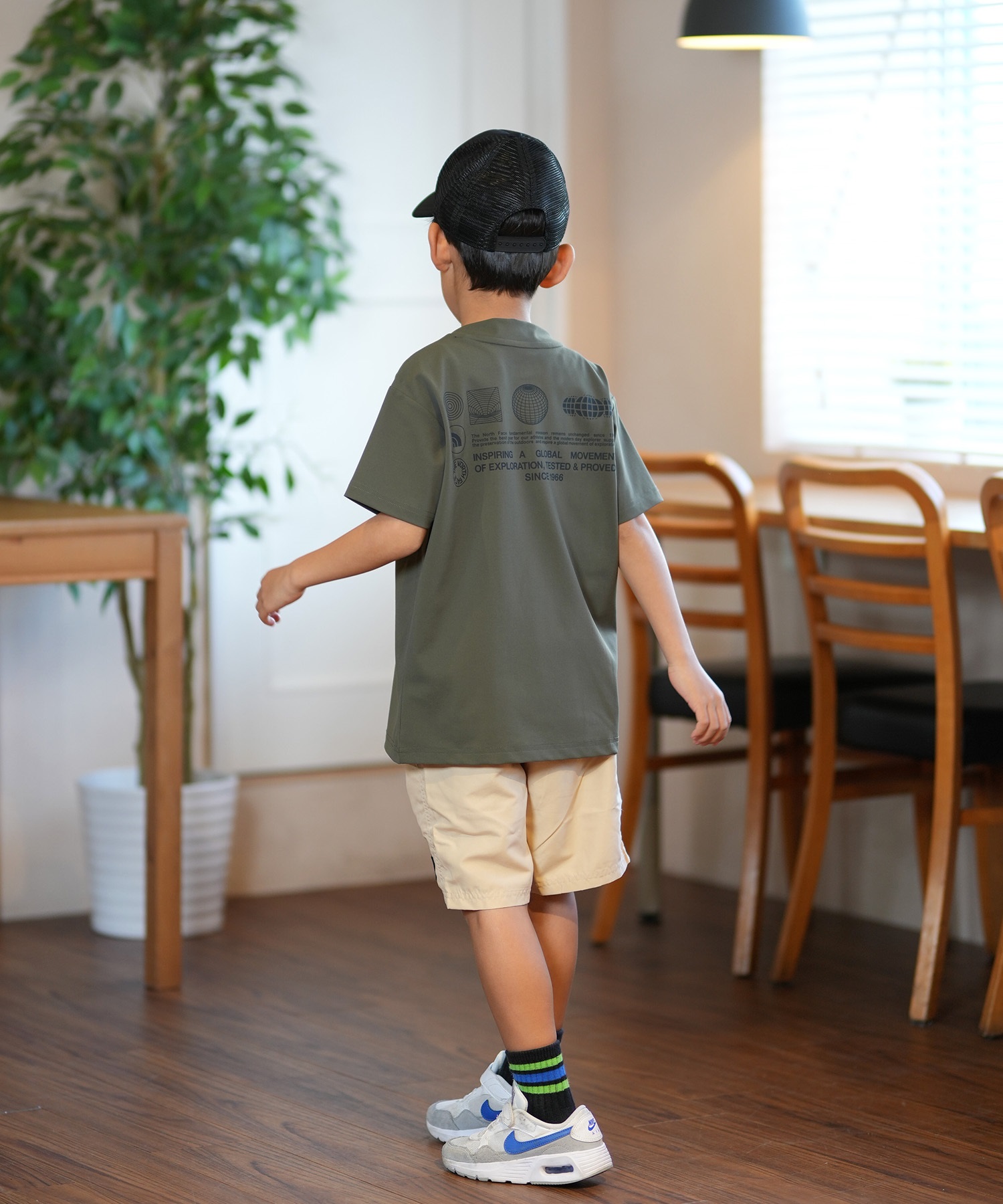 THE NORTH FACE ザ・ノース・フェイス 水着 ラッシュガード 半袖 Tシャツ キッズ ジュニア 子供 水陸両用 UVカット NTJ12563(WD-130cm)