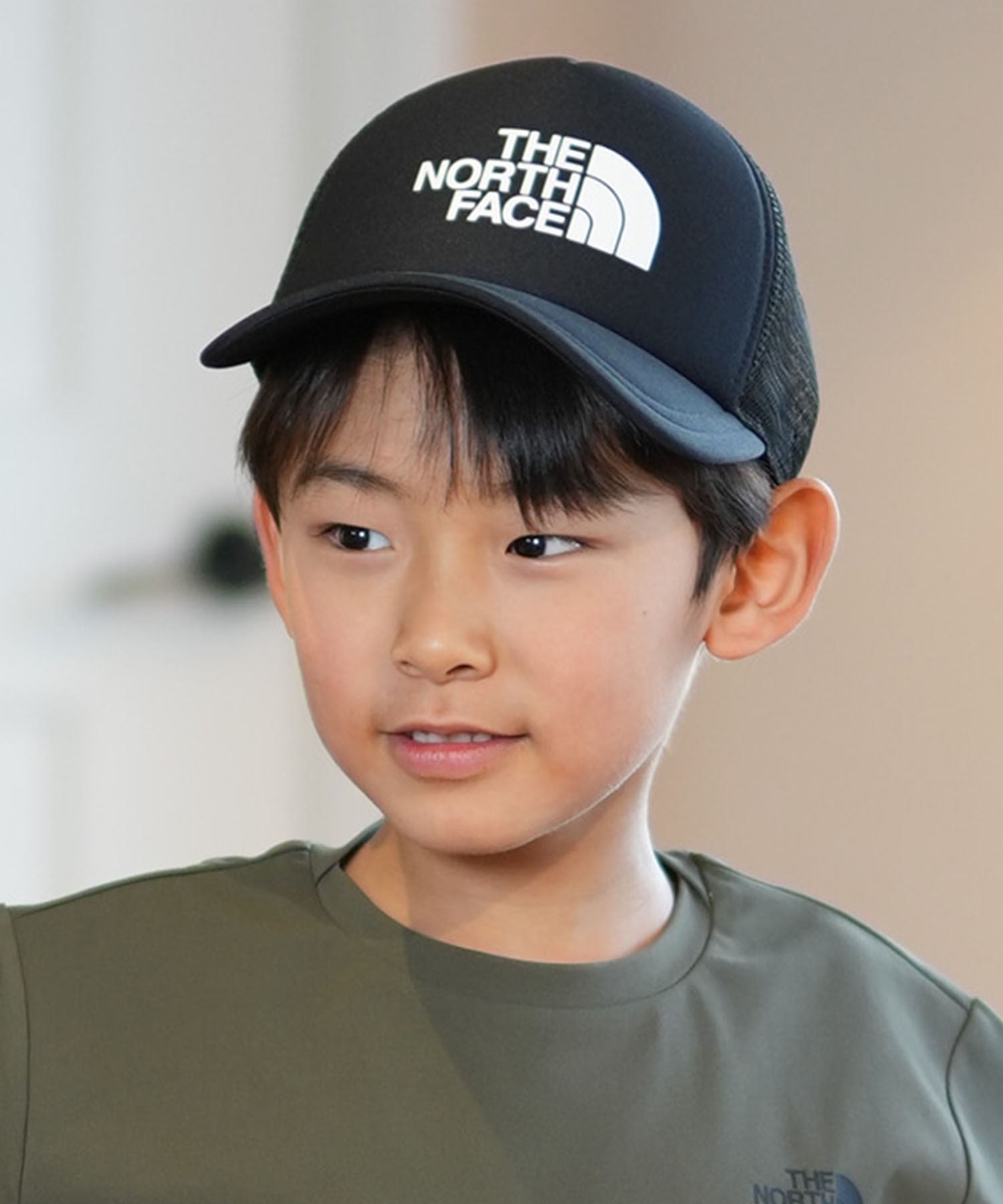 THE NORTH FACE ザ・ノース・フェイス キッズ キャップ 帽子 LOGO MESH CAP ロゴメッシュキャップ NNJ02409(CK-M)