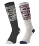 northpeak ノースピーク MINE LONG JUNIOR SOCKS ジュニア ソックス スノーボード キッズ ムラサキスポーツ 25-26モデル MX I11 【2526】(CH/GY1-16)