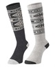 northpeak ノースピーク MINE LONG JUNIOR SOCKS ジュニア ソックス スノーボード キッズ ムラサキスポーツ 25-26モデル MX I11 【2526】(CH/GY1-16)