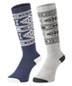 northpeak ノースピーク MINE LONG JUNIOR SOCKS ジュニア ソックス スノーボード キッズ ムラサキスポーツ 25-26モデル MX I11 【2526】(CH/GY1-16)