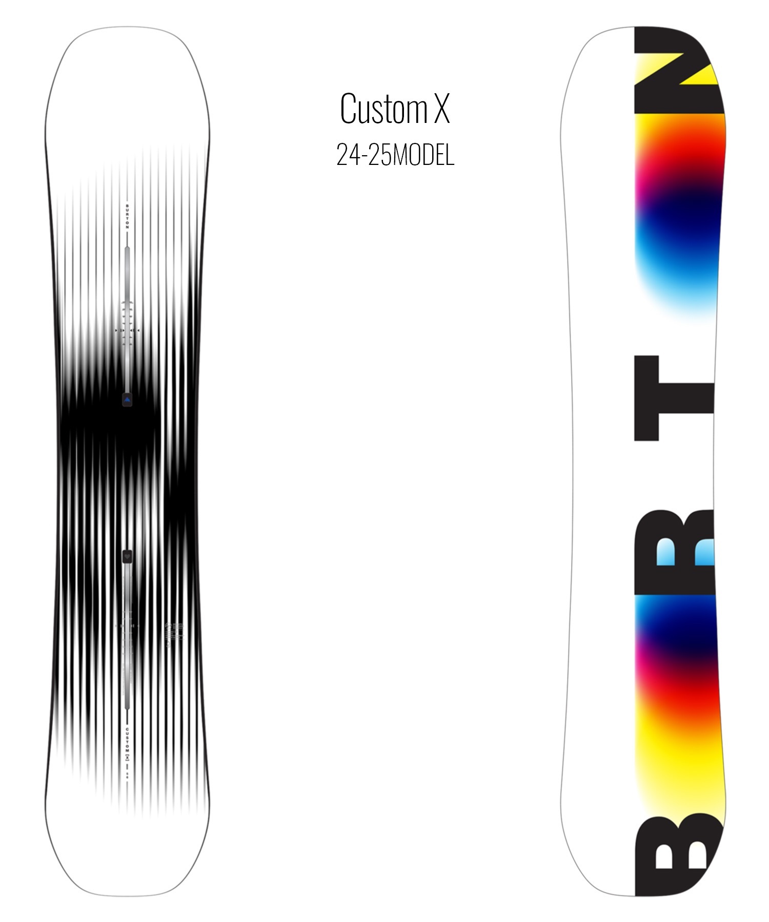 2526】BURTON バートン スノーボード 板 メンズ Custom X ムラサキ