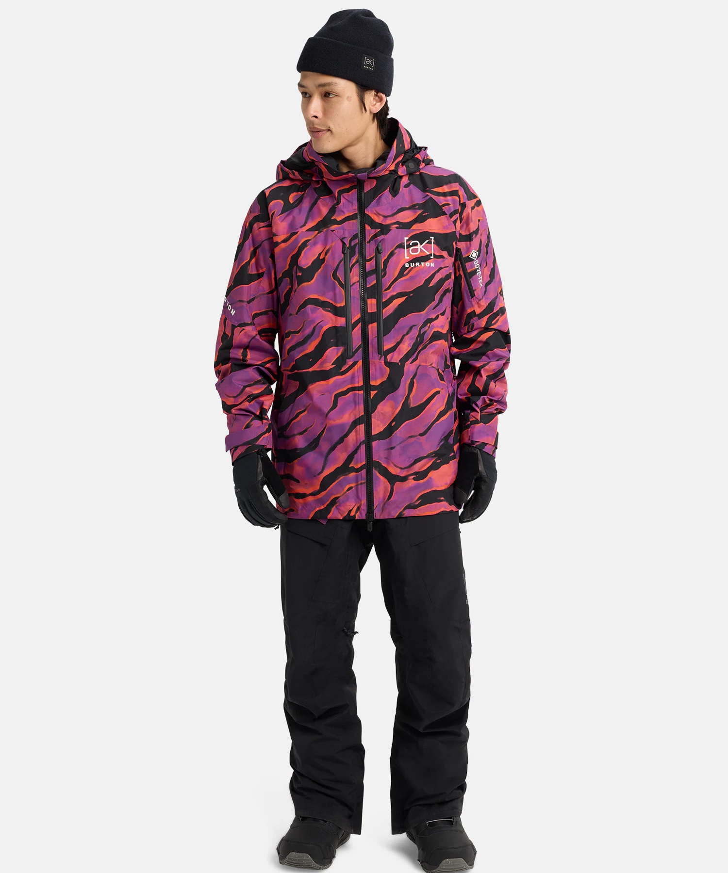 Jun BURTON  スキーウェア ジャケット 内ボア キツネ柄 Jun BURTON スキーウェア ジャケット 内ボア キツネ柄 Jun BURTON