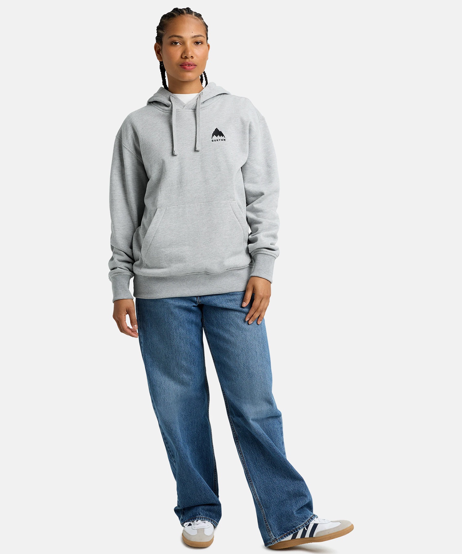 BURTON グレー フード付き スノーボード ウェアー Size/ XL BURTON バートン Mountain Pullover Hoodie スノーボード ウェア