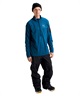 BURTON バートン エーケー Men's [ak] Helium Grid Fleece Half-Zip スノーボード ウェア インナー メンズ 25-26モデル 【2526】(TRUEBLACK-XXS)