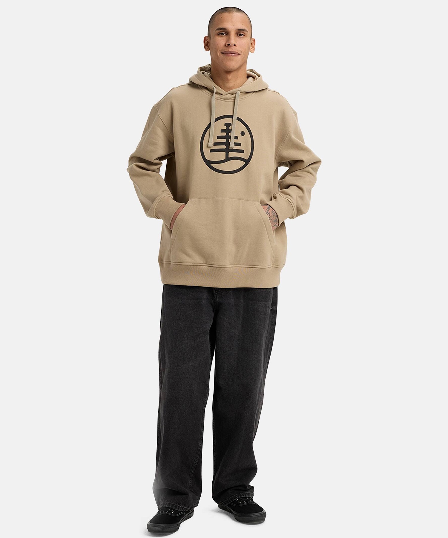 BURTON バートン Family Tree Pullover Hoodie スノーボード ウェア インナー ユニセックス フーディー パーカー 25-26モデル 【2526】(SUMMITTAUPE-XXS)