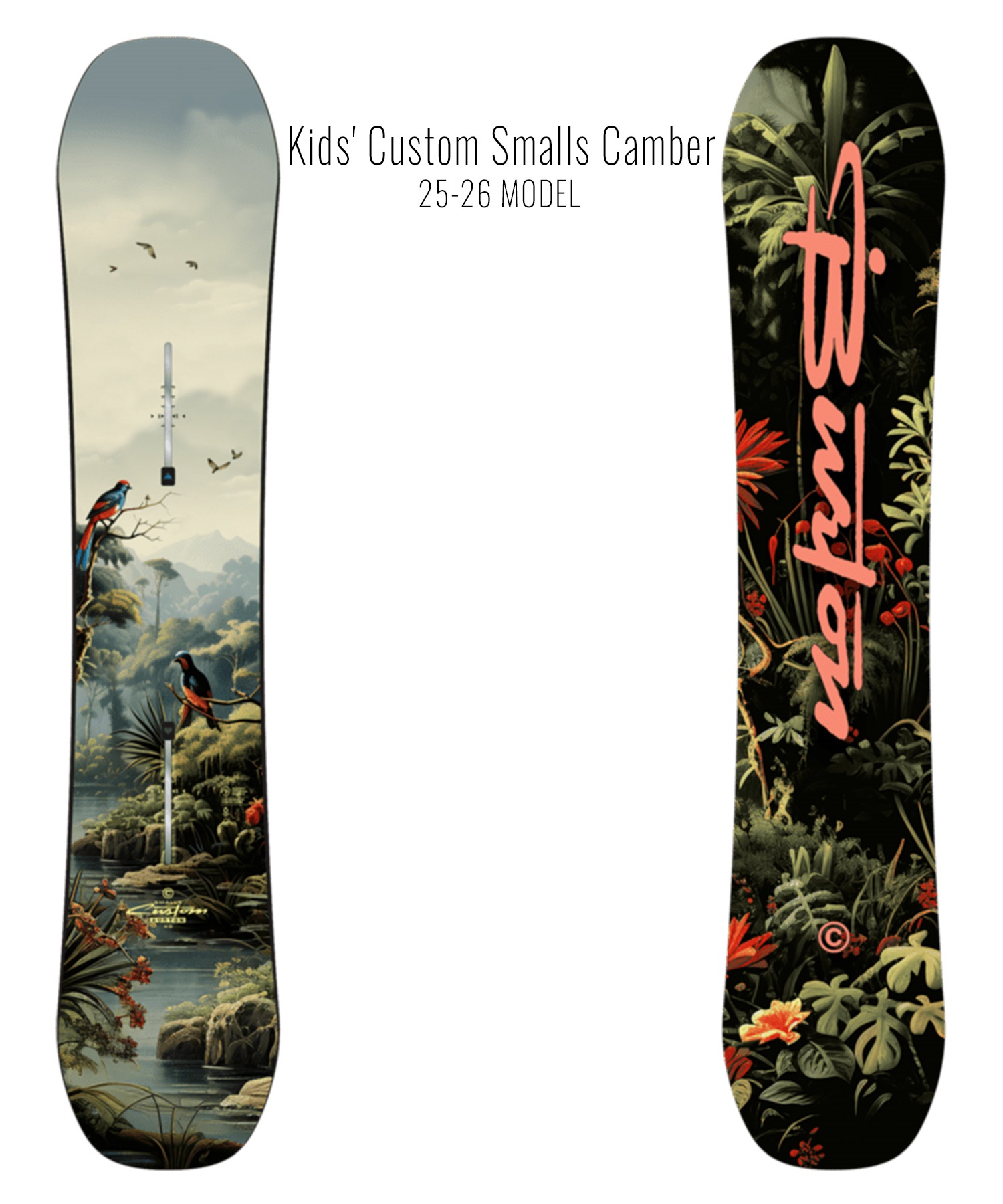 【早期購入】BURTON バートン スノーボード 板 キッズ ユース Kids' Custom Smalls Camber ムラサキスポーツ 25-26モデル MM G4(ONECOLOR-125cm)