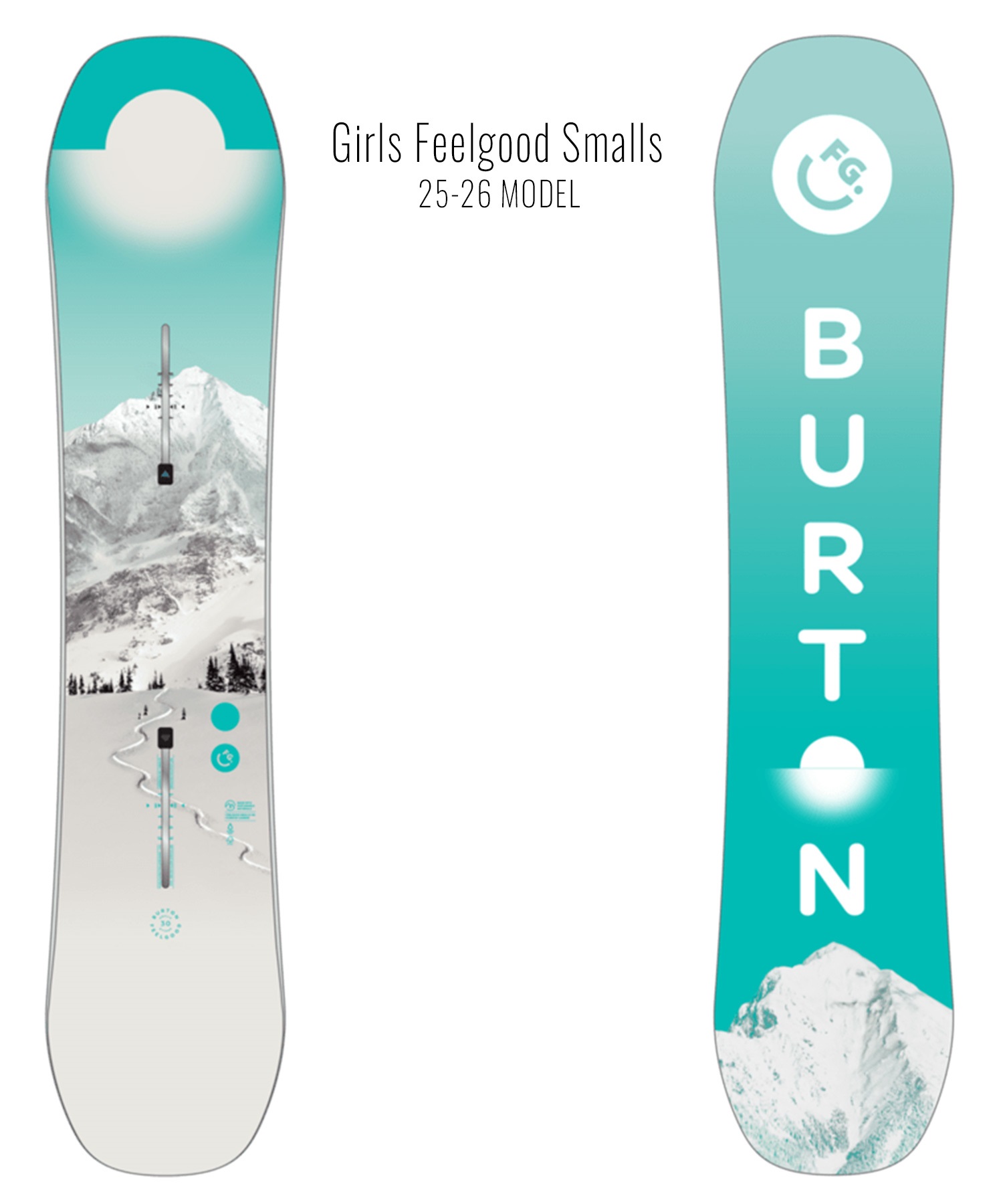 【早期購入】BURTON バートン スノーボード 板 キッズ ユース Girls Feelgood Smalls ムラサキスポーツ 25-26モデル MM G4(ONECOLOR-130cm)