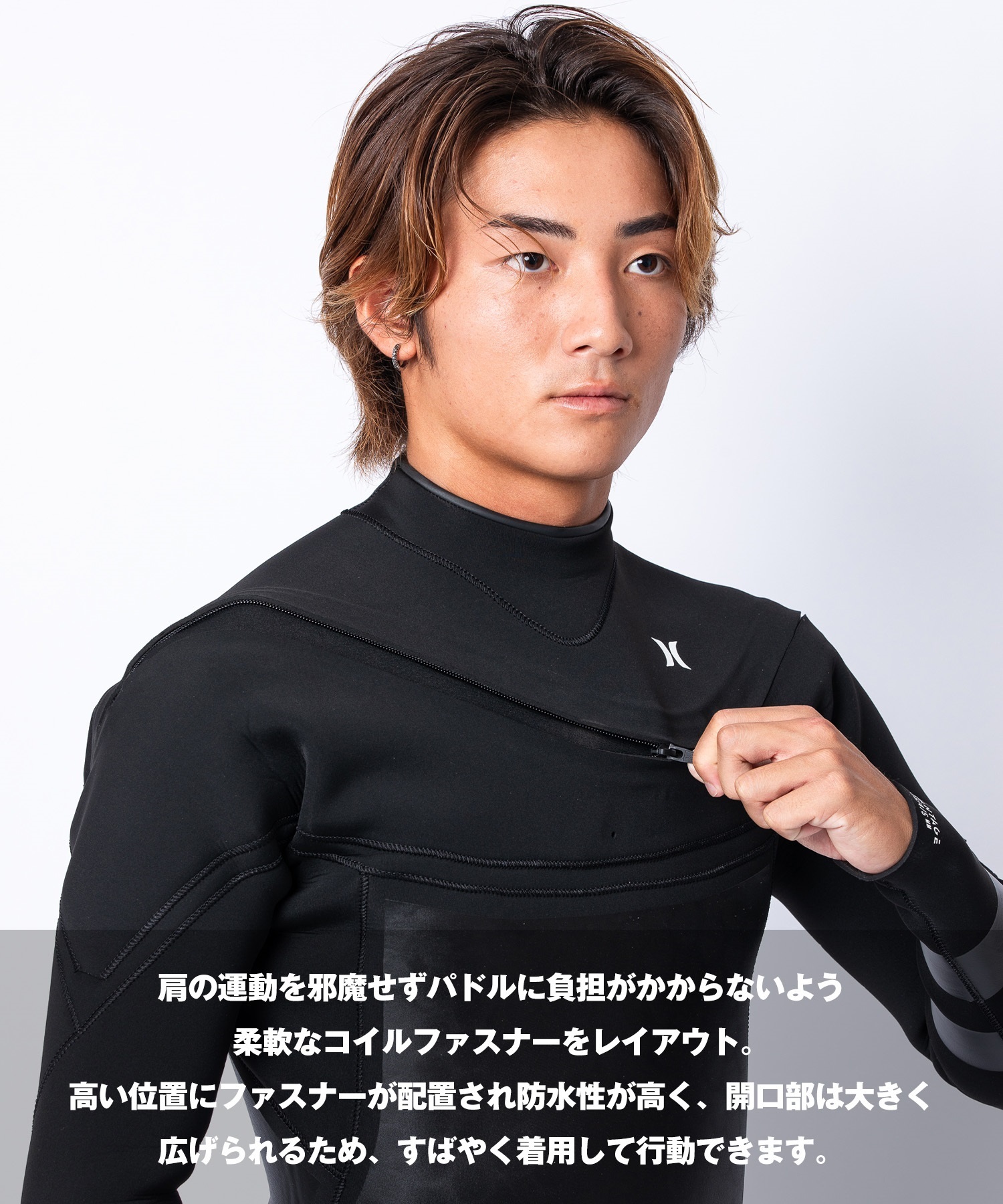 HURLEY ハーレー LCZ AD MAX 5X4X3.5mm JCV2506 メンズ