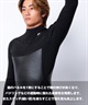 HURLEY ハーレー ロングチェストジップ エーディーマックス JCV2506 ウェットスーツ セミドライ メンズ(BLK-M)