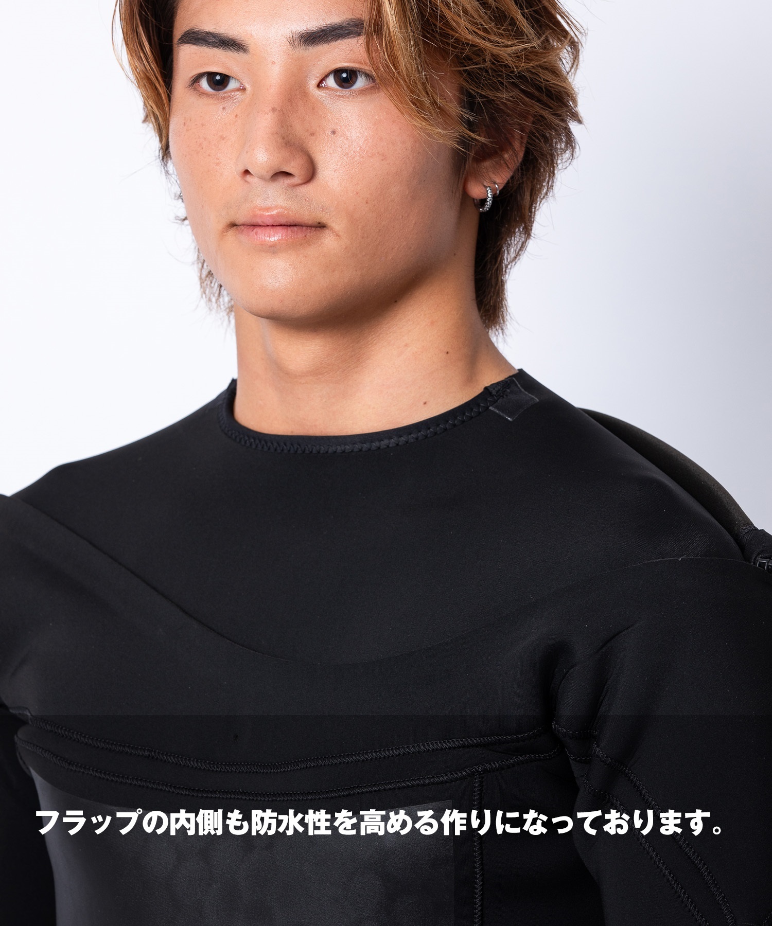 ハーレー ブラックリスト 5mm セミドライ L 難あり！ Hurley 2025