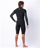 HURLEY ハーレー アドバンテージプラス MZLSAD25 ウェットスーツ ロンスプ メンズ(BLACK-M)