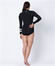HURLEY ハーレー アドバンテージ プラス MZLSAD25 ウェットスーツ ロンスプ レディース(BLACK-M)