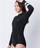 HURLEY ハーレー アドバンテージ プラス MZLSAD25 ウェットスーツ ロンスプ レディース(BLACK-M)